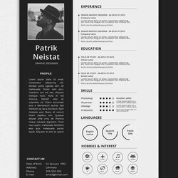Eminent One Page Resume Templates Examples To Download And Use Now Template