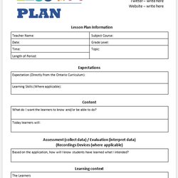 Superb Free Lesson Plan Templates Ms Word And Is Pending Load