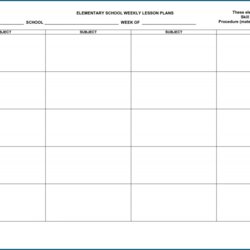 Magnificent Lesson Plan Template For Word Collection Example