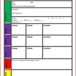 Outstanding Lesson Plan Template Word Free Download Excel Templates Fit