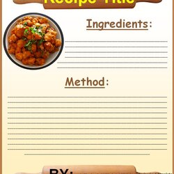 Superlative Recipe Card Template Free Formats Excel Word Templates Sample Recipes Cards Blank Button Make