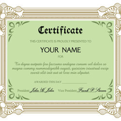 Brilliant Happy Delicious Stuff Clip Art Certificate Template Commendation Certificates Vector Wording