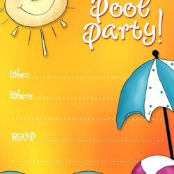 Sublime Pool Party Invitations Kitty Baby Love Invitation Printable Templates Invites Template Invite Summer