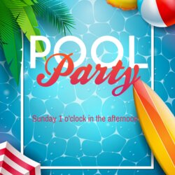 Outstanding Pool Party Invitation Summer Design Template Templates Months Ago