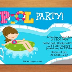 Great Cool The Pool Party Invitation Template Check More At Swim