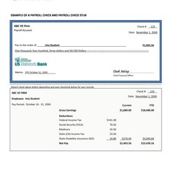 Capital Great Pay Stub Paycheck Templates Template Excel Payroll Check Printable Form Fill Doc Database