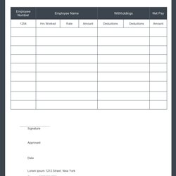Peerless Blank Check Stub Template Printable Form Templates And Letter Pay