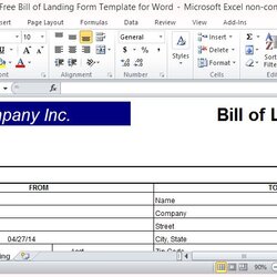 Super Free Bill Of Lading Form Template For Excel Templates Point Power Needs Proof Shipping Business Create