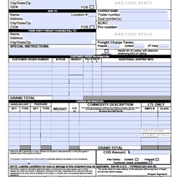 Worthy Free Bill Of Lading Templates Excel Formats Template Sample Format Forms Blank Word Form Straight