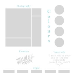 Admirable Free Mood Board Template Templates Printable Download