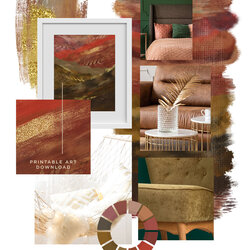 Sublime Earthy Mood Board Inspired By Runway Colors Template Download Color Couture Palette Dior Fashion