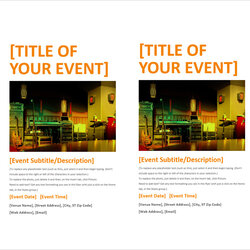 Terrific Free Microsoft Flyer Templates In Ms Excel Word Template