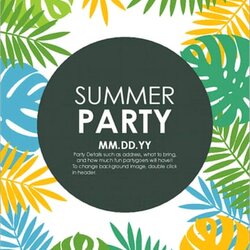 High Quality How To Create Flyer Template In Word Design Talk Summer Party Copy