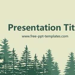 Excellent Forest Template Templates Background Green Outline Preview