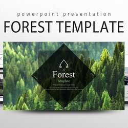 Forest Template Creative Templates Market Presentation Cover