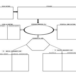 Superb Nursing Classes Online Schools School Studying Concept Map Template Simple Maps Mapping Disease Care