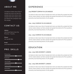 Spiffing Free Resume Templates With Picture Printable Template