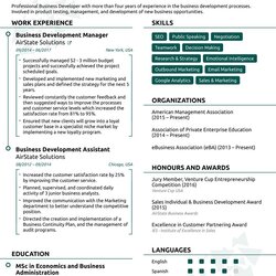 Peerless Online Resume Template One Page Format Examples Templates Choose Board