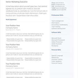 Worthy Free Resume Samples Examples Format Formats Vitae Sidebar Templates New