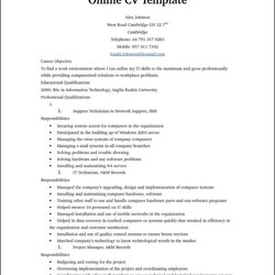 Superlative Free Online Resume Templates Samples Examples Format Word