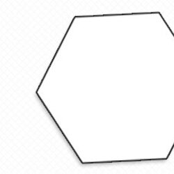 Printable Hexagon Template Treats Free