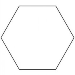 Superb Hexagon Template Inch