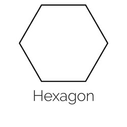 Brilliant Hexagon Shape Printable Customize And Print Free