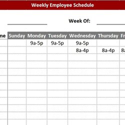 Fantastic Excel Schedule Template Business