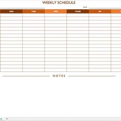Brilliant Excel Schedule Template Spreadsheet