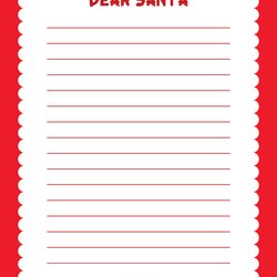 Cool Letter To Santa On Red Background With Snowflakes And Stars Around It