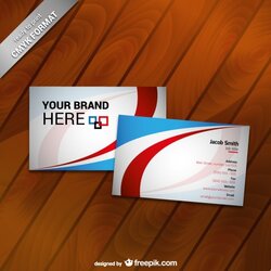 Preeminent Free Vector Printable Business Card Template Ready Print