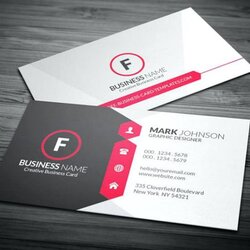 Fine Free Premium Printable Business Card Templates Visiting Cards Sample Calling Printing Template Example