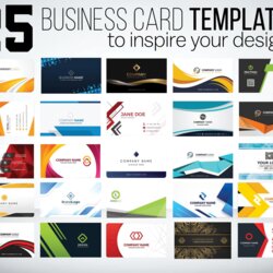 Very Good Free Printable Business Card Template Download Idea Landing Blog Templates Filled Out