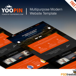 Multipurpose Modern Website Template Free