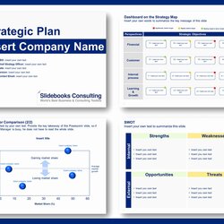 Swell Simple Strategic Plan Template Guru Strategy Corporate