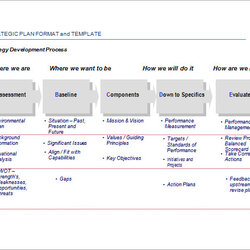 Sample Strategic Plan Template Important Concept Simplified Bradford Plans