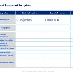 Capital Pin On Simple Strategic Plan Template By Ex Consultants Scorecard Balanced Templates Strategy