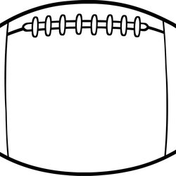 Terrific Free Printable Football Templates Blank Field Template Download Best