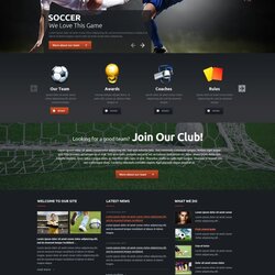 Preeminent Best Sports Website Templates Football Soccer Template Theme Sport Club Web Bootstrap Preview