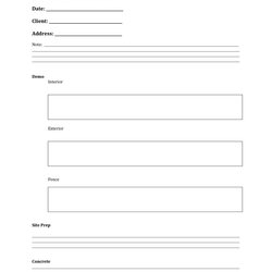 Spiffing Ready To Use Scope Of Work Templates Examples Printable Template
