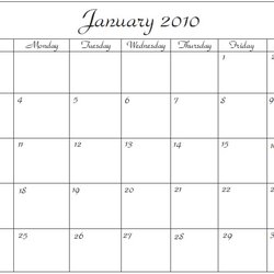 Perfect Microsoft Blank Calendar Template Images Word Via Free