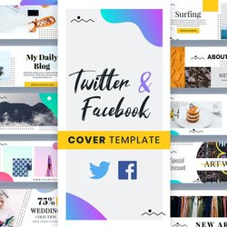 Brilliant Twitter Free For Presentation Graphic Cloud Template Cover Facebook And