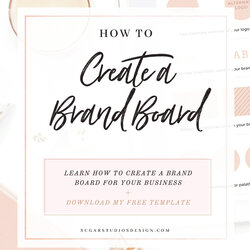 Spiffing How To Create Brand Board Sugar Studios Free Template Download