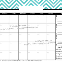 Free Printable Bill Chart Example Calendar Fortnightly Finance Paying Monday Sunday Budgeting Blank Template