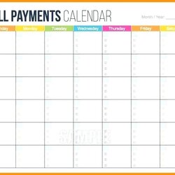 Payday And Bill Calendar Printable Bills Paying Budget Calender Calendars Intended Checklists Regard