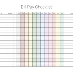Magnificent Printable Monthly Bill Calendar Template Checklist Pay Bills Spreadsheet Worksheet Paying