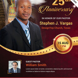 Sterling Pastor Aide Program Themes Free Anniversary Template