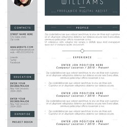 Peerless Resume Template In Depression Che