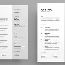 Perfect The Resume Templates You Need In Blog Template