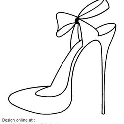 Heels Online Design Software Vector Graphics Blog Shoe Template Pages Bow Os